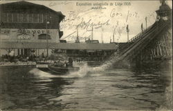 Exposition Universelle de Liege 1905 - Water Chute Postcard