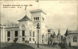 Exposition Universelle de Liege 1905 - Pavillon du Canada Postcard