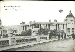 Exposition de Gand - Monument Allegorique Postcard