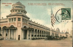 Exposition Gent-Gand 1913 - Halls of the French Section Postcard