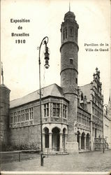 Exposition of 1910 - Pavillon de la Ville de Gand Postcard