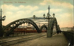 Sankt Eriksbron Bridge Stockholm, Sweden Postcard Postcard