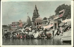 On The Banks of the Ganges River Postcard