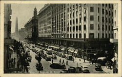 Diagonal Norte - Avenida Roque Sáenz Peña Postcard