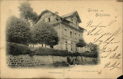 Gruss aus Schotten - 181 - Posthäuschen Germany Postcard Postcard