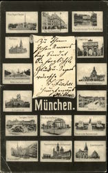 Greetings from Munich Postcard