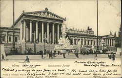 Reichsraths-Palast Vienna, Austria Postcard Postcard