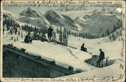 Skulaufer auf der Gotzenalm Germany Postcard Postcard