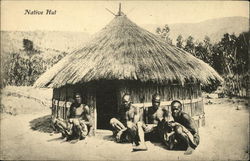 Native Hut Mombasa, Kenya Africa Postcard Postcard