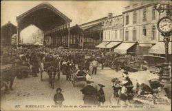 Place et Marche des Capucins Postcard