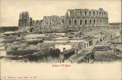 Arênes d'El-Djem El Djem, Tunisia Africa Postcard Postcard