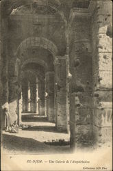 31 El-Djem - Une Galerie de l'Amphithéâtre El Djem, Tunisia Africa Postcard Postcard