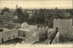 Vers l'Oasis pris de la Casbah Postcard