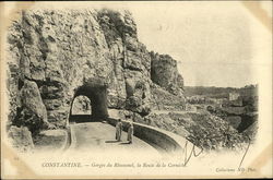 Gorges du Rhumel, La Route de la Corniche Constantine, Algeria Africa Postcard Postcard