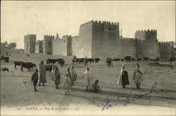 Vue de la Casbab Gafsa, Tunisia Africa Postcard Postcard