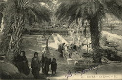 33 Gafsa - Un Lavoir Postcard