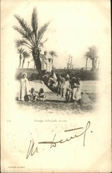 Groupe d'Enfants Arabes Postcard