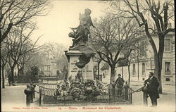 Monument des Combattants Nimes, France Postcard Postcard