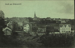 View of Town Postcard