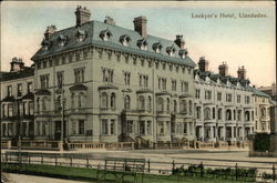 Lockyer's Hotel Llandudno, Wales Postcard Postcard