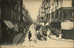 La Grande-Rue Dieppe, France Postcard Postcard