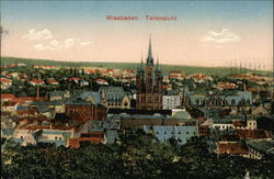 Teilansicht Wiesbaden, Germany Postcard Postcard