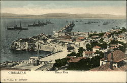 Rosia Bay Gibraltar, Gibraltar Spain Postcard Postcard