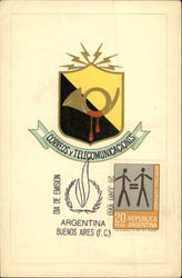 Correos y Telecomunicaciones, Argentina, Buenos Aires Postcard