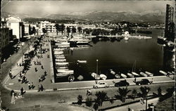 General View of the Port La Seyne-sur-Mer, France Postcard Postcard