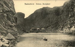 Staalsmelteriet, Helleren, Jossingfjord Norway Postcard Postcard