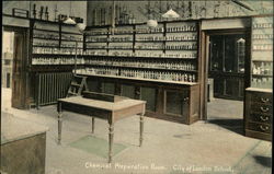 City of London School - Chemical Preparation Room England Postcard Postcard