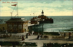 West Pier, Brighton Brighton and Hove, England Postcard Postcard