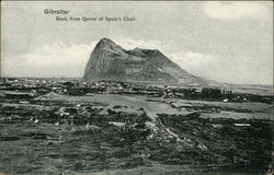 Rock from Queen of Spain's Chair Postcard