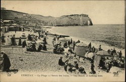 The Beach at Bathing Time Postcard