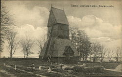 Gamla Uppsala kyrka, Klockstapeln Sweden Postcard Postcard