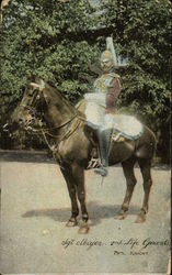 Sgt Major - 2nd Life Guards Military Postcard Postcard