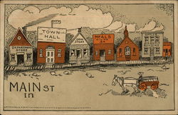 Main St in ... Postcard