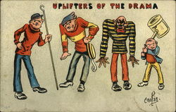 Uplifters of the Drama Crooks Postcard Postcard