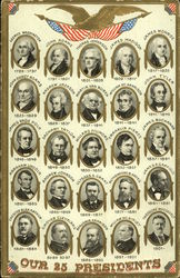 Our 25 United States Presidents Postcard