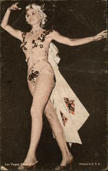 Las Vegas Show Girl Risque & Nude Postcard Postcard