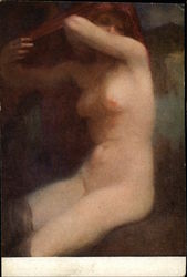 "Youth" - Nude Sitting Postcard