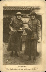 Chow, The Salvation Army with the A.E.F Postcard