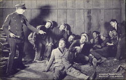 Herbert Rawlinson Beats up The Gangster Actors Postcard Postcard