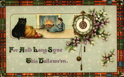 For Auld Lang Syne This Halloween Postcard Postcard