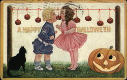 A Happy Halloween Postcard