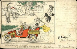 A Smooth Bit of Road Comic, Funny Postcard Postcard