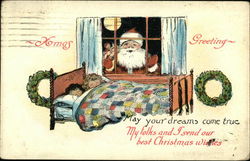 Christmas Greeting - May Your Dreams Come True Postcard