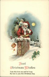 Best Christmas Wishes Postcard