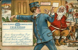 Telegram from Santa Claus Postcard Postcard