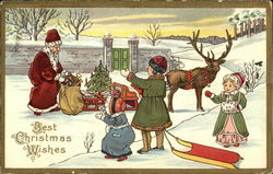 Best Christmas Wishes Postcard